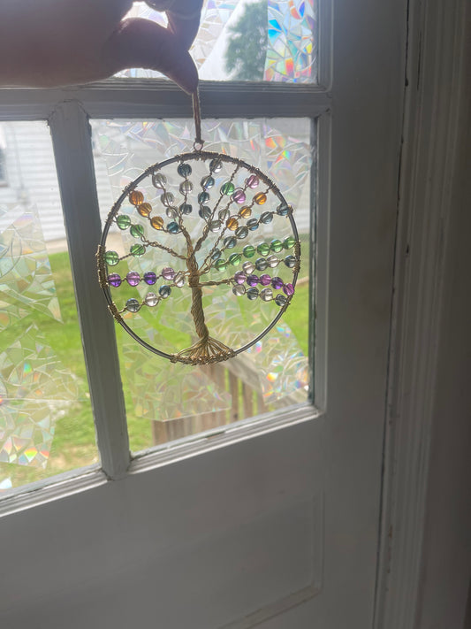 Handcrafted Tree of Life Sun Catcher - Custom Made to Order