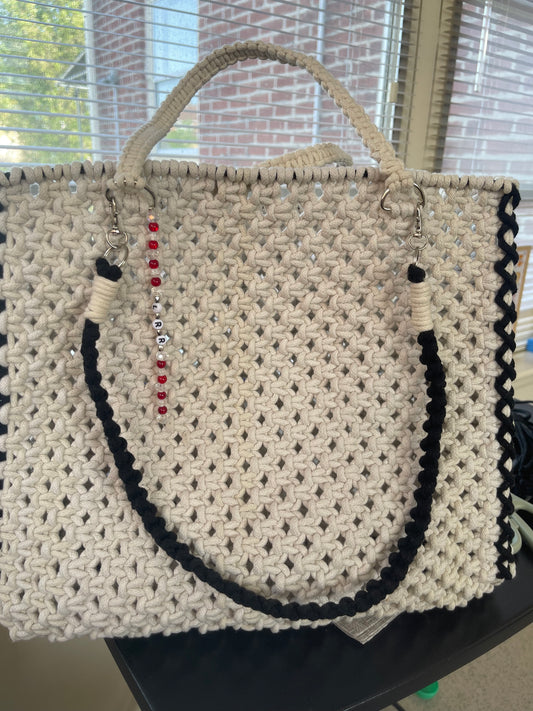 Macrame Beach Tote Bag